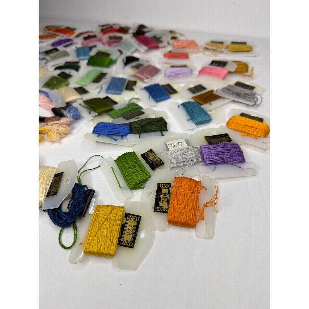 72 Skeins Embroidery Floss Thread DMC Cards Craft DIY Needlepoint Cross Stitch - Picture 10 of 10